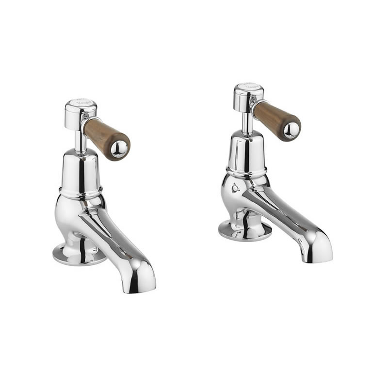 Kensington Walnut Bath Tap - Deck Mounted